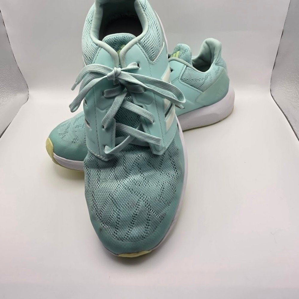 Adidas rapidaRUN Girls‎ Teal Running Shoes Sneaker US Size 6 Kids Athletic
